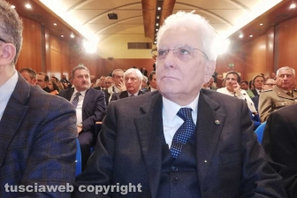 Viterbo - Sergio Mattarella all'Unitus
