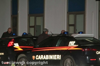 Operazione Birretta - Gli indagati portati in caserma dai carabinieri