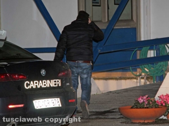 Operazione Birretta - Gli indagati portati in caserma dai carabinieri