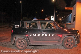 Operazione Birretta - Gli indagati portati in caserma dai carabinieri