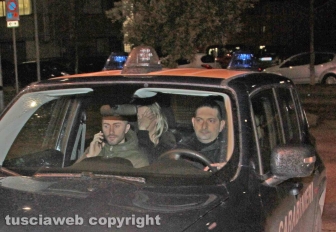 Operazione Birretta - Gli indagati portati in caserma dai carabinieri