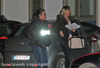 Operazione Birretta - Gli indagati portati in caserma dai carabinieri