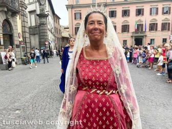 Viterbo - Sfilata dell'associazione nazionale vigili del fuoco