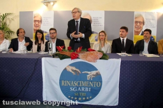 Vittorio Sgarbi presenta la lista