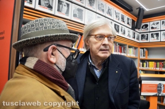 Sgarbi in biblioteca