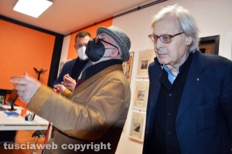 Sgarbi in biblioteca