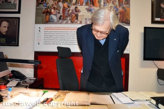 Sgarbi in biblioteca