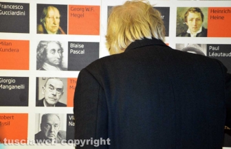 Sgarbi in biblioteca