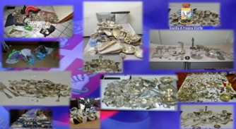 Il materiale sequestrato nell\'operazione Silver & Gold