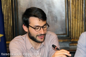 Simone Gamberi a palazzo dei Priori