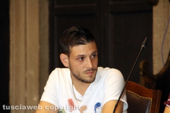 Simone Gamberi a palazzo dei Priori