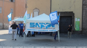 La manifestazione Sap agli Almadiani