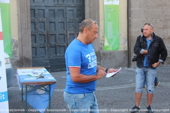 La manifestazione Sap agli Almadiani