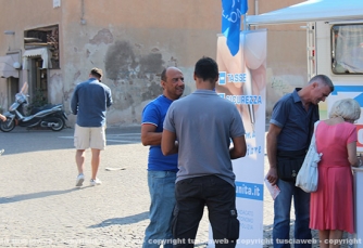 La manifestazione Sap agli Almadiani