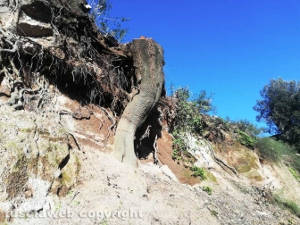 Sistemato costone a Foro Cassio
