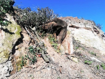 Sistemato costone a Foro Cassio