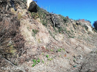 Sistemato costone a Foro Cassio