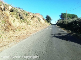 Sistemato costone a Foro Cassio