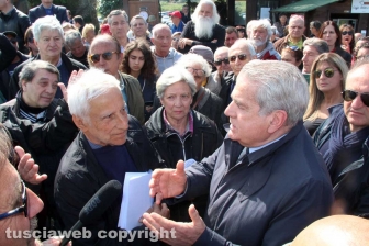 Sit-in alle masse di San Sisto
