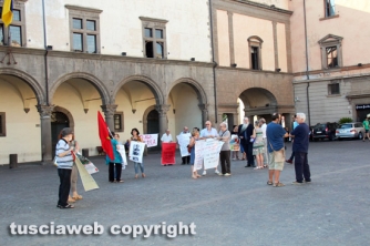 Sit-in contro il presidente turco Erdogan