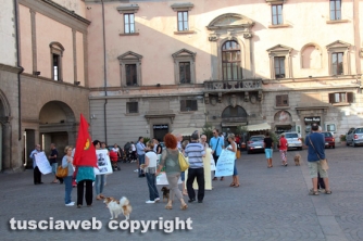 Sit-in contro il presidente turco Erdogan