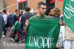 I lavoratori della Unopiù in piazza del Plebiscito