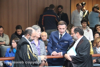 Processo Manca - I Manca con i loro avvocati