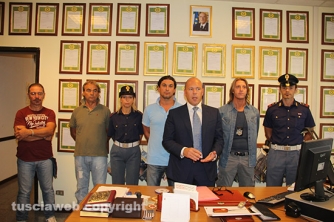 Zampaglione e gli uomini della sezione narcotici