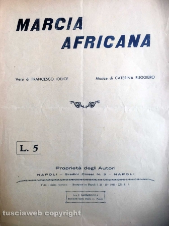 Spartiti del musicista di Bagnaia Alceste Corrado