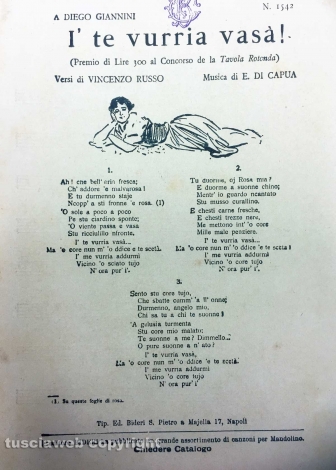 Spartiti del musicista di Bagnaia Alceste Corrado