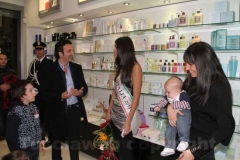 Miss Italia, Stefania Bivone, a Viterbo - alla profumeria Glamour