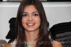 Miss Italia, Stefania Bivone, a Viterbo - alla profumeria Glamour