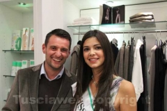 Miss Italia, Stefania Bivone, a Viterbo - alla profumeria Glamour