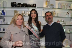 Miss Italia, Stefania Bivone, a Viterbo - alla profumeria Glamour