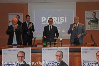 Politica - Regionali - Il candidato del centrodestra Stefano Parisi a Viterbo