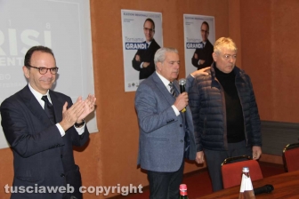 Politica - Regionali - Il candidato del centrodestra Stefano Parisi a Viterbo