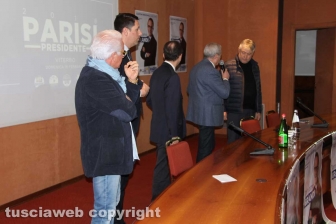 Politica - Regionali - Il candidato del centrodestra Stefano Parisi a Viterbo