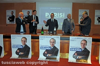Politica - Regionali - Il candidato del centrodestra Stefano Parisi a Viterbo