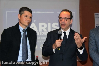 Politica - Regionali - Il candidato del centrodestra Stefano Parisi a Viterbo