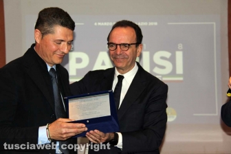 Politica - Regionali - Il candidato del centrodestra Stefano Parisi a Viterbo