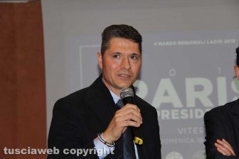 Politica - Regionali - Il candidato del centrodestra Stefano Parisi a Viterbo