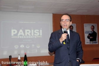 Politica - Regionali - Il candidato del centrodestra Stefano Parisi a Viterbo
