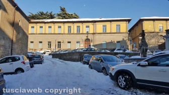 Strada chiusa in via Mazzini