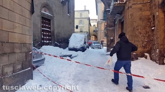 Strada chiusa in via Mazzini