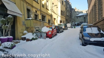 Strada chiusa in via Mazzini