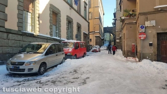 Strada chiusa in via Mazzini