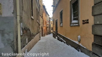 Strada chiusa in via Mazzini