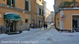 Strada chiusa in via Mazzini