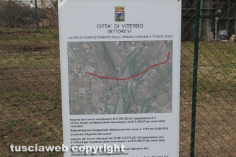 Strada Ponte Sodo, i lavori