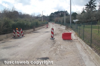 Strada Ponte Sodo, i lavori